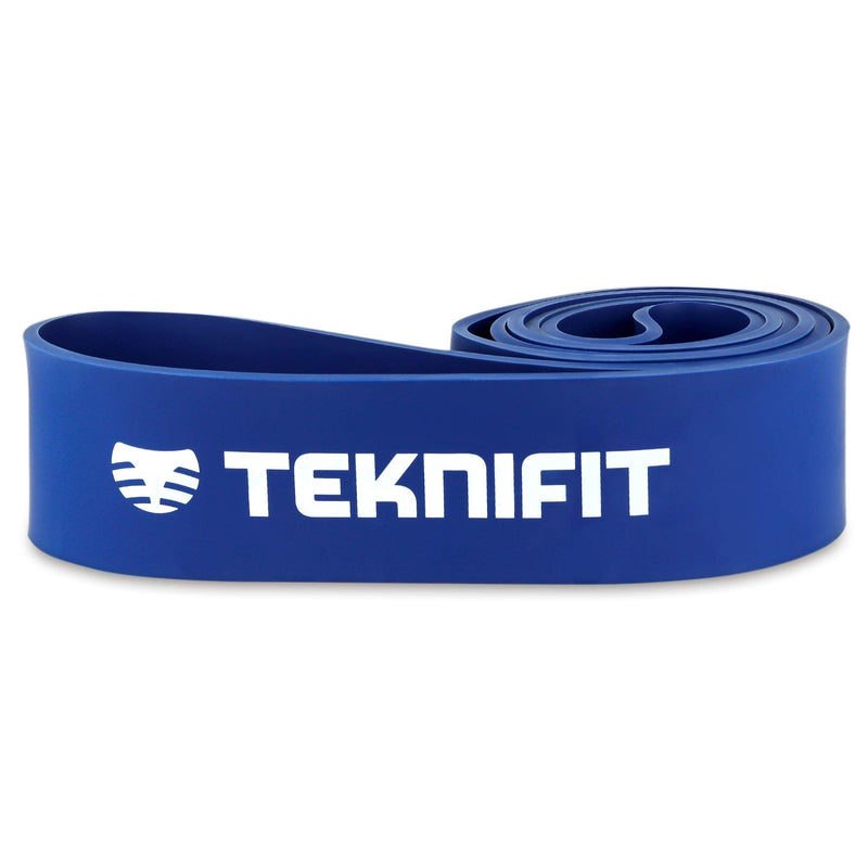 Teknifit Resistance Band - Single Pull Up Power Band - Full Body Workout and Home Fitness Solution - Inc FREE Exercise Guide Download BLUE (XX-HEAVY) - NewNest Australia
