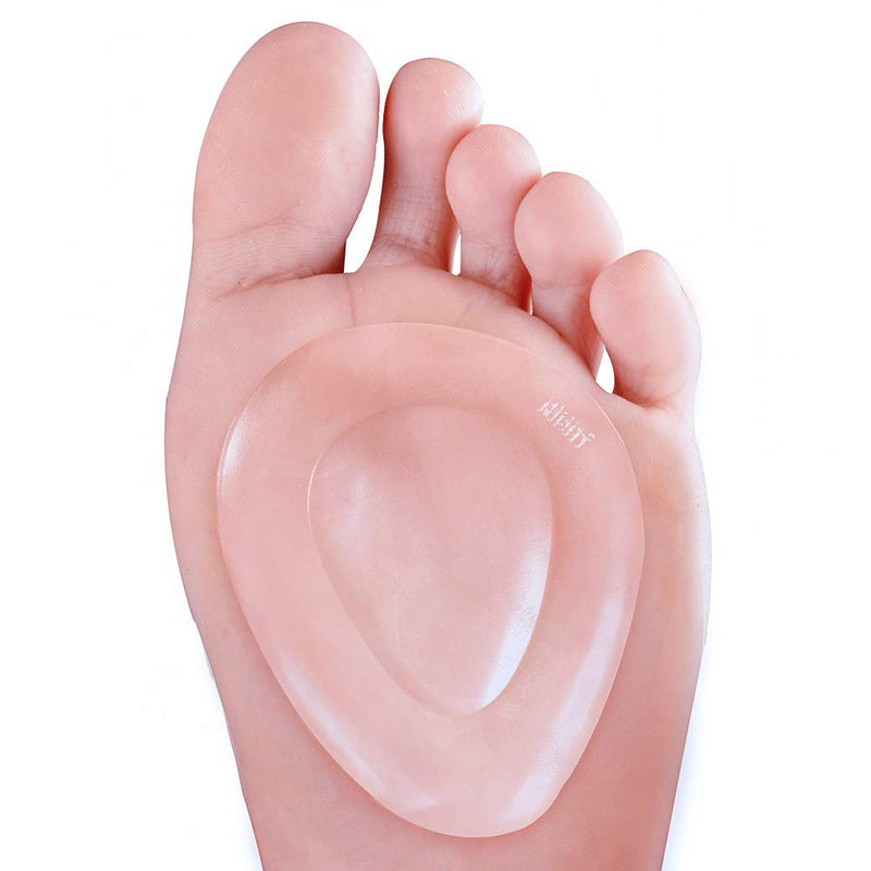 Welnove 10Pcs Metatarsal Pads Self-Sticking Ball of Foot Cushions Adhere to Shoes Anti-Slip Forefoot Cushions for Mortons Neuroma,Foot Sore(Forefoot Pads) - NewNest Australia