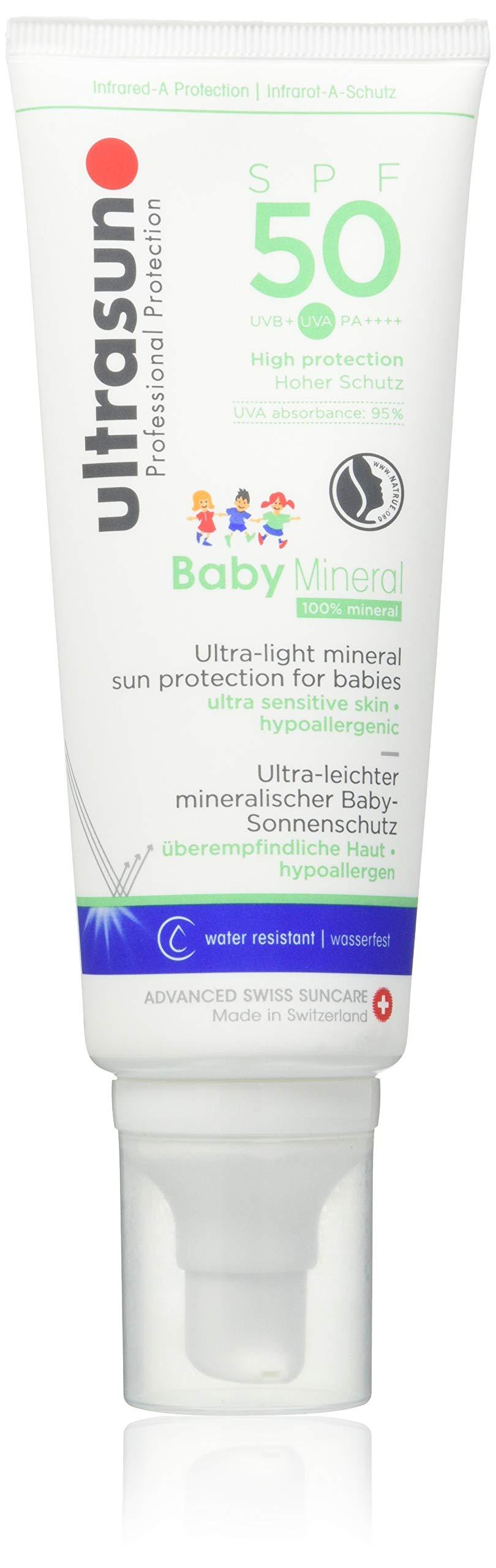 ultrasun SPF 50 Baby Mineral Sun Cream, 100 ml - NewNest Australia