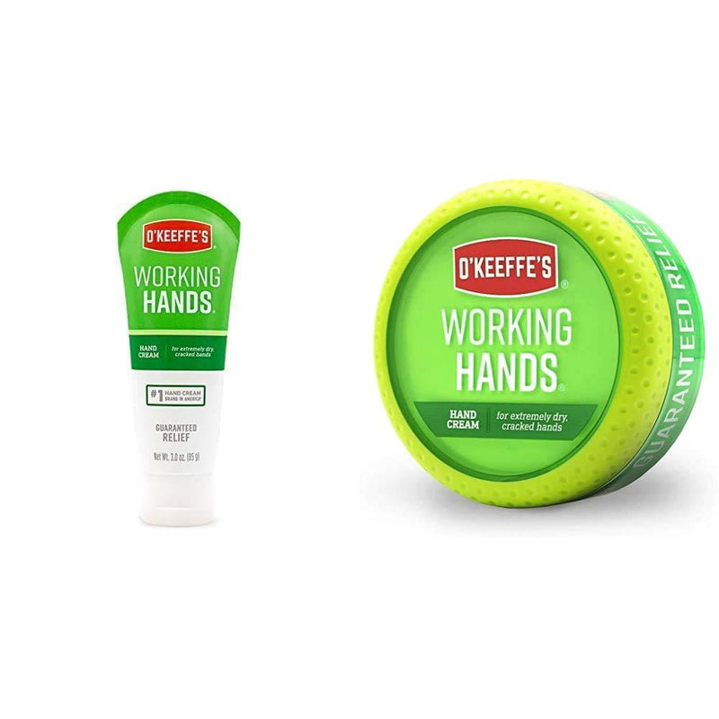 O'Keeffe's Working Hands Tube 85G & Working Hands® Hand Cream 96g Jar 1 - Pack + Cream - NewNest Australia