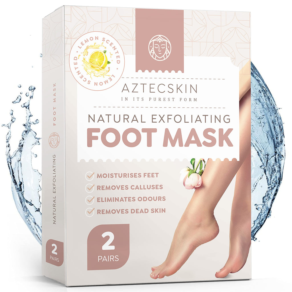 Aztecskin - Foot Peel Mask - Perfect For Callus, Cracked Heel And Hard Skin - Foot Mask For Exfoliating, Moisturising Treatment For Baby Soft Feet - NewNest Australia