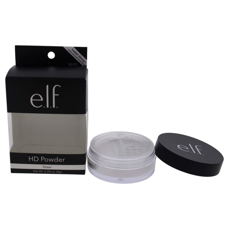 e.l.f. High Definition Powder, Loose Powder, Lightweight, Long Lasting, Creates Soft Focus Effect, Masks Fine Lines and Imperfections, Sheer, Radiant Finish 8g - NewNest Australia