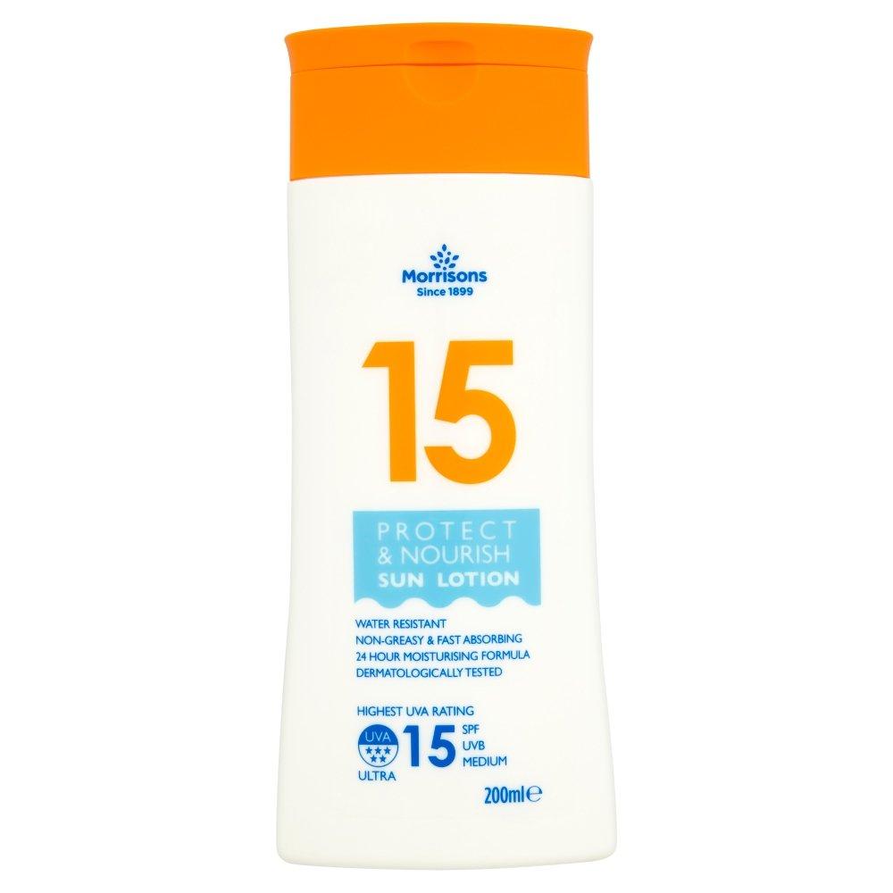 Morrisons Protect & Nourish Sun Lotion SPF15, 200 ml - NewNest Australia