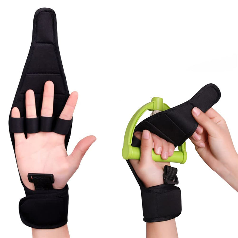Fingers Support Training Brace, Stroke Rehab Arthritis Gloves, Thumb Wrist Injury Recovery Splint, Finger Separator Hand Orthotics Carpal Tunnel, Joint Pain Relief Corrector - Any Age Women Wen (1) 1 - NewNest Australia