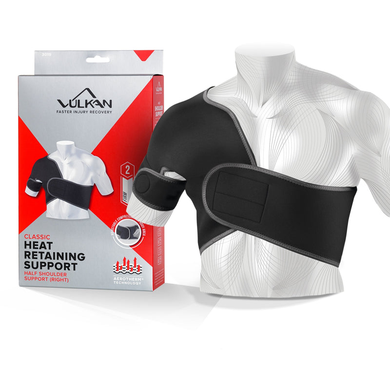 Vulkan Classic Right Half Shoulder Support, Large, Shoulder Brace for Rotator Cuff Injuries, AC Joint Support, and Dislocations, Shoulder Strap for Men and Women, Brace for Athletes and Exercising Right - Large New - NewNest Australia