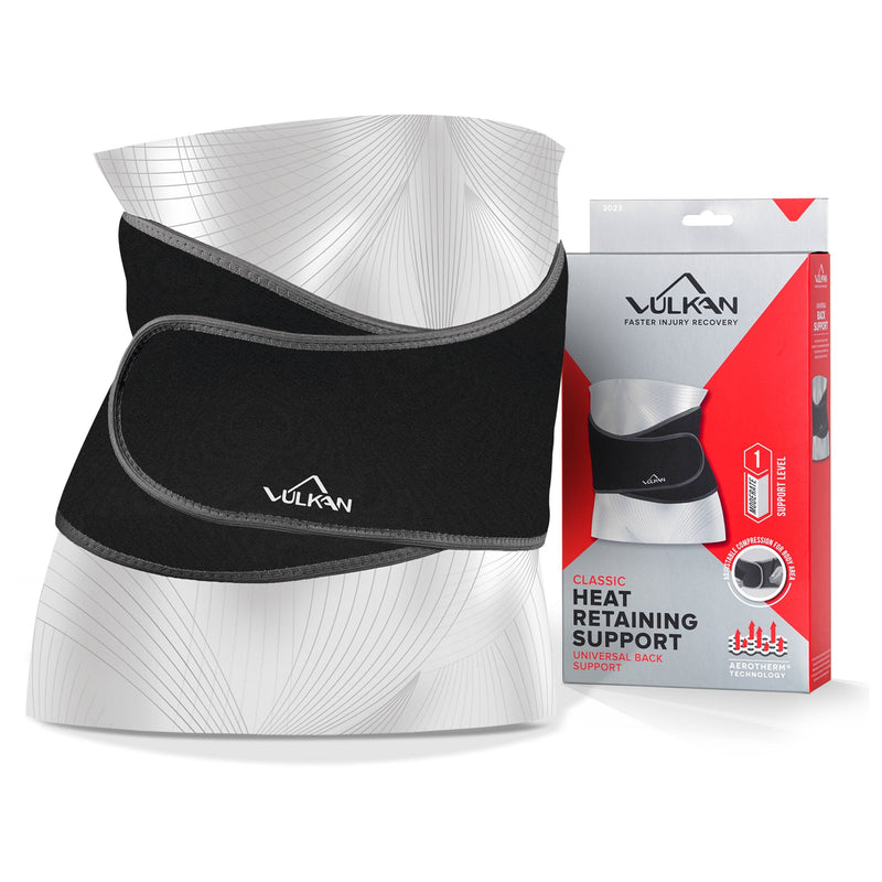 Vulkan Classic Back Support, One Size, Universal Fitting Lumbar Support Brace for Muscle Pain and Posing, Lower Back Belt for Lumbosacral Stability, Braces - NewNest Australia