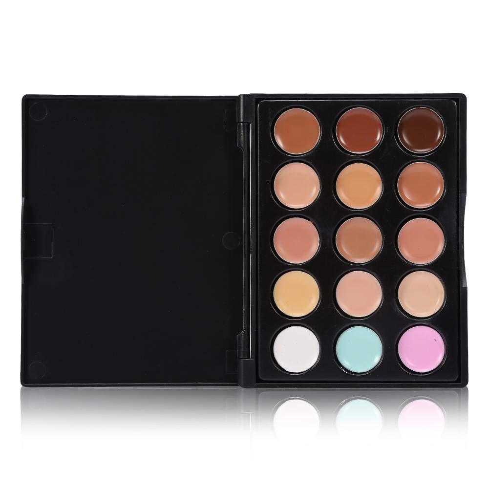 Professional Makeup Concealer, 15 Colors Face Eye Concealer Cream Contour Makeup Palette(#1) #1 - NewNest Australia