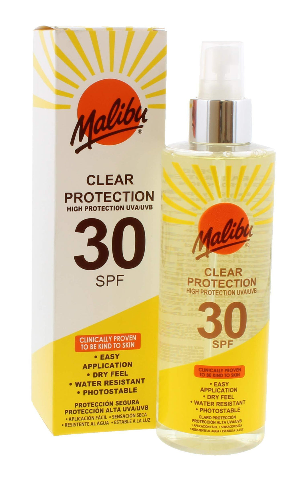 MALIBU 250ml SPF 30 Clear Protect Spray - NewNest Australia