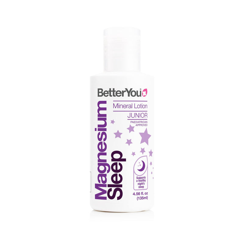 BetterYou Magnesium Sleep Lotion Junior | Transdermal Magnesium Sleep Lotion Infused with Lavender & Chamomile to Support Sleep | Natural Sleep Aid For Children| 135ml,packaging may vary - NewNest Australia