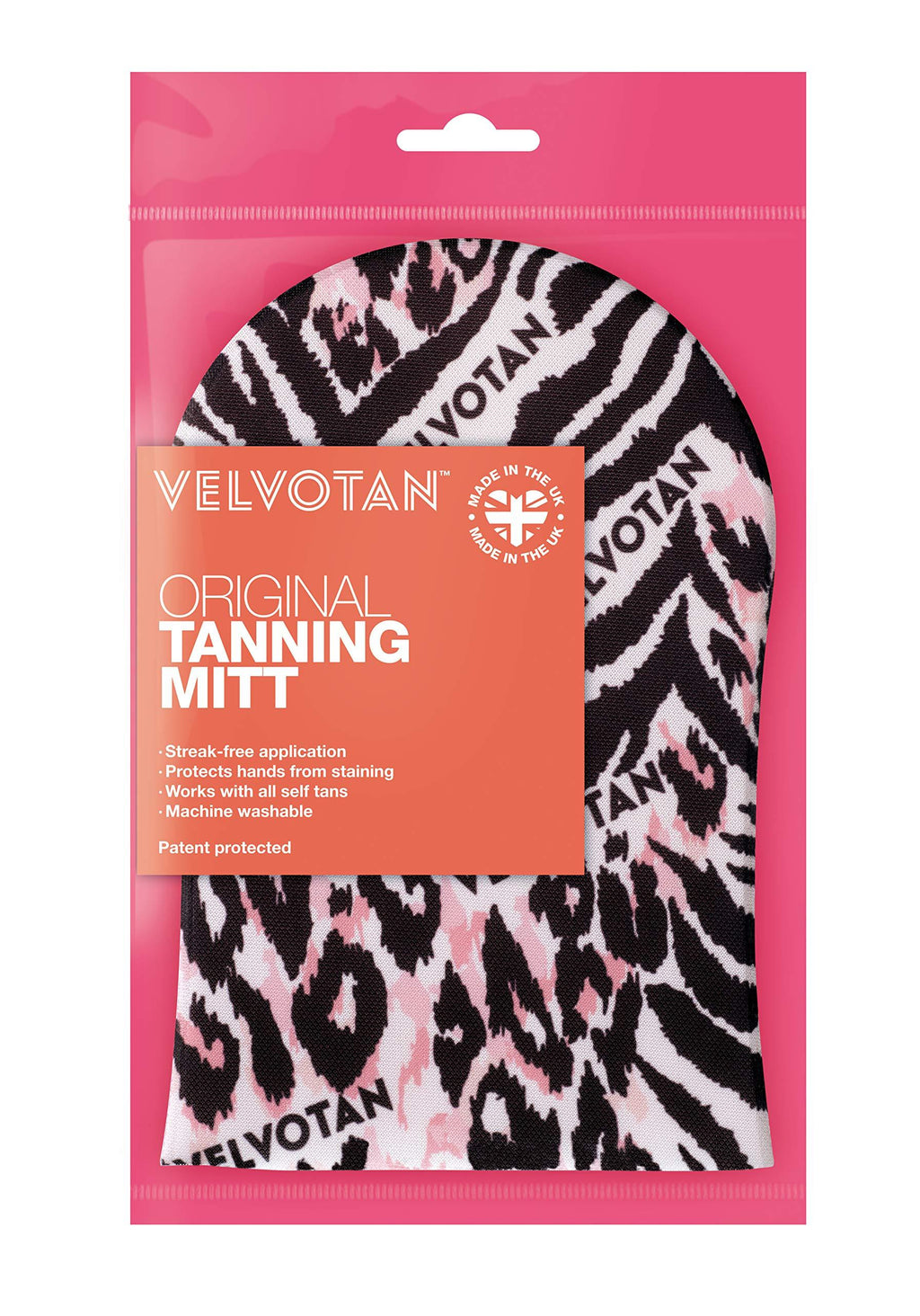 Velvotan PARTY ANIMALS The Original Tanning Mitt Self Tanning Applicator Clever Lotion Resistant Reusable Sleek Application, Animalier - NewNest Australia