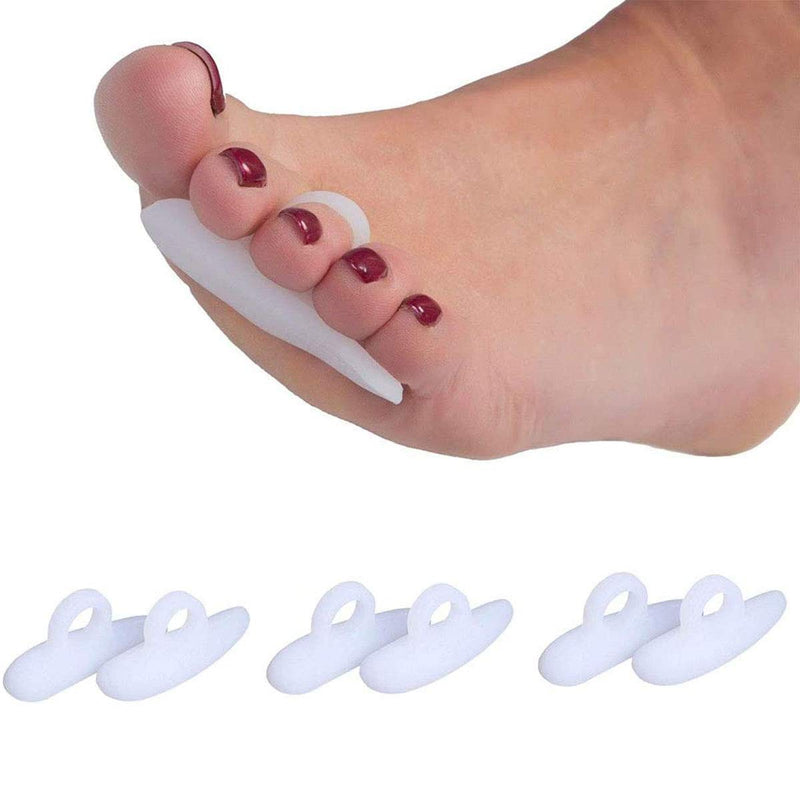 PEDIMEND™ Silicone Gel Single Loop Toe Crest Pad (6PAIR - 12PCS) | Hammer Toe Straightener | Toe Straightener for Curled, Curved, Claw & Mallet Toe Relief | Unisex | Foot Care - NewNest Australia