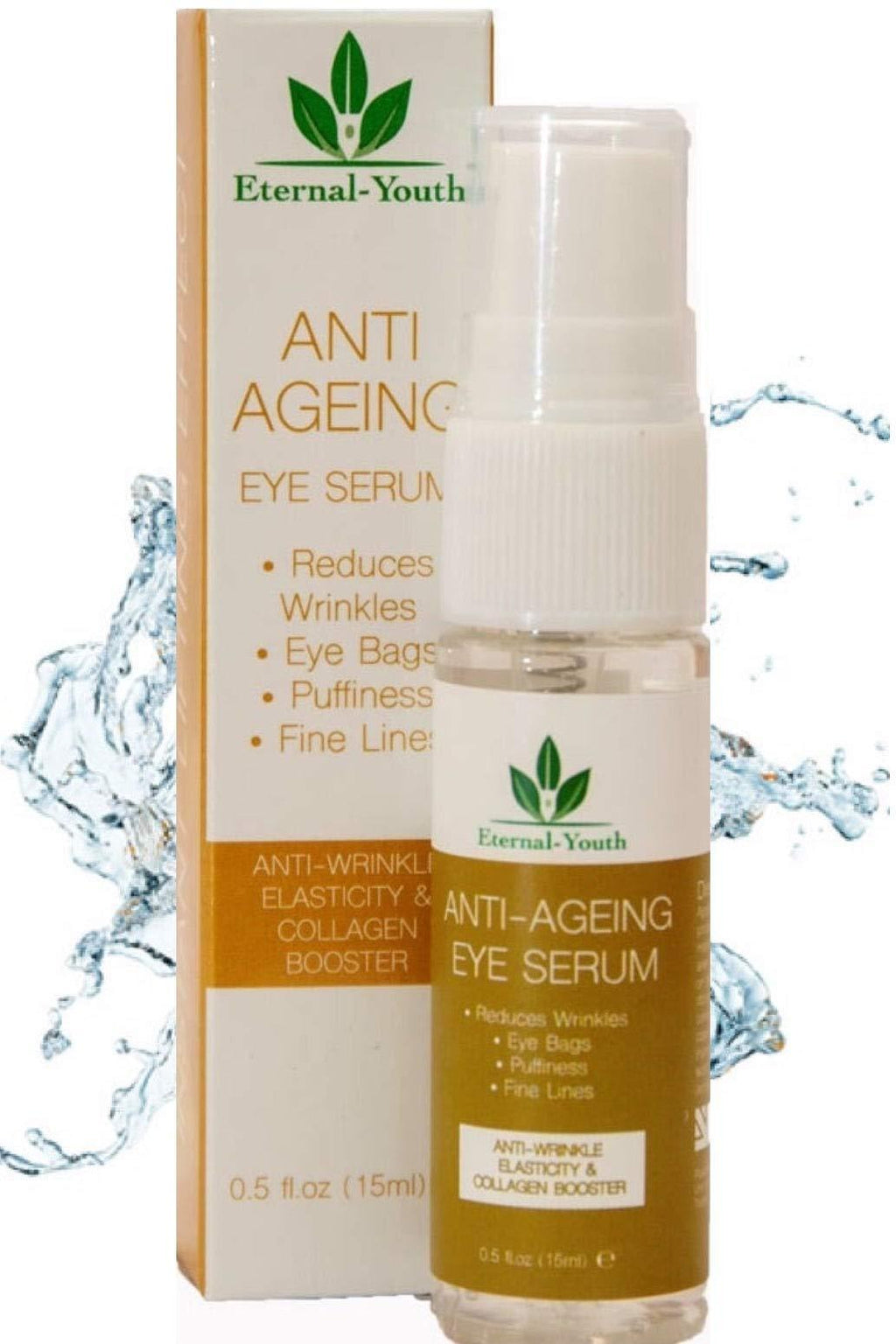 Eye Serum for lines & wrinkles & dark circles and puffiness anti ageing Instant eye bags remover for Crows Feet Fine Lines Collagen Booster - NewNest Australia