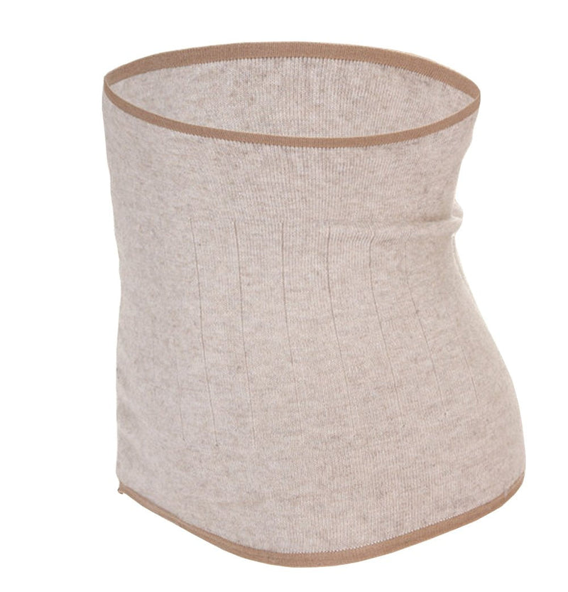 Themal Therapy Knit Kidney Warmer Abdominal Binder Stomach Lumbar Lower Back Support Brace Slim Waist Trimmer Wrap Belt Postpartum Belly Band - Warming Kidney Pain Relief- C Section Surgical Recovery M for waist girth 57-90CM Khaki - NewNest Australia
