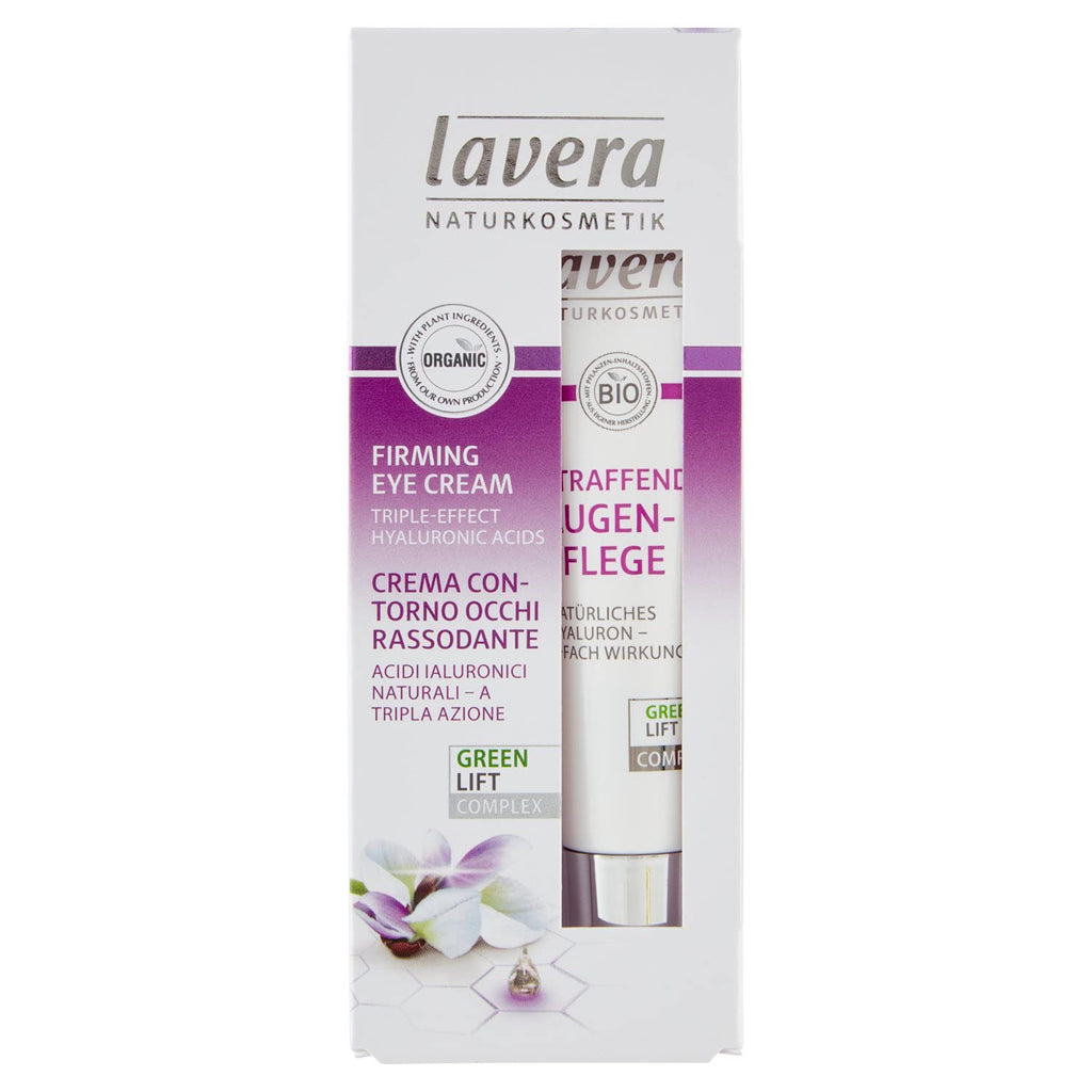 lavera Firming Eye Cream Karanja ✔Anti-Age ✔ hyaluronic acid ✔ Moisturises & Reduces Wrinkles ✔ Vegan ✔ Organic Skin Care ✔ Natural & Innovative Cosmetics (15 ml) - NewNest Australia
