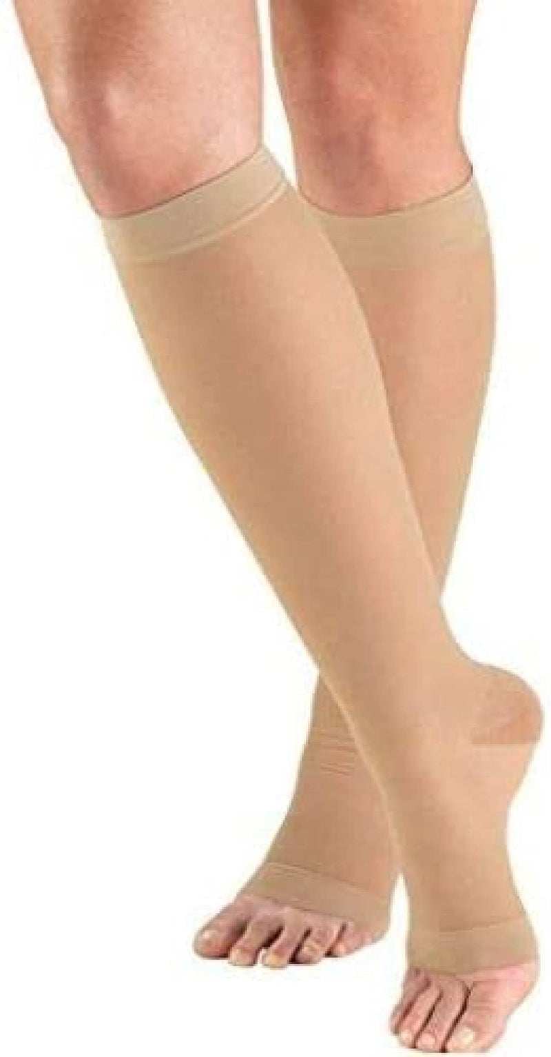 PEDIMEND™ Open-Toe High Compression Socks (Beige) - Provide Enough Support for Your Legs and FEET - Toeless Socks are Perfect for Athletes - for Men and Women Beige - NewNest Australia