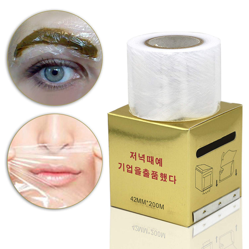 Eyebrow Tattoo Plastic Wrap, Tattoo Preservative Film, Professional Eyebrow Tattoo Makeup Supplies for Eyebrow Eyeline Tattoo Lip and Tattoo, Cover Film for Women Eyebrow Tatto Plastic Wrap - NewNest Australia