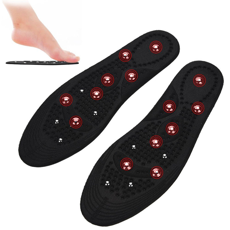 Magnetic Insoles, Shoe Inserts Massage Therapy Insole Health Foot Care Pads Reflexology Pain Relief for Women & Men Adjustable (10.2 x 3.3 INCH) 10.2 x 3.3 INCH - NewNest Australia