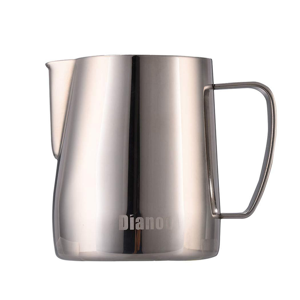 Dianoo Stainless Steel Milk Frothing Pitcher Creamer Frothing Pitcher Latte Art Cup for Espresso Cappuccino Coffee 600 ML - NewNest Australia