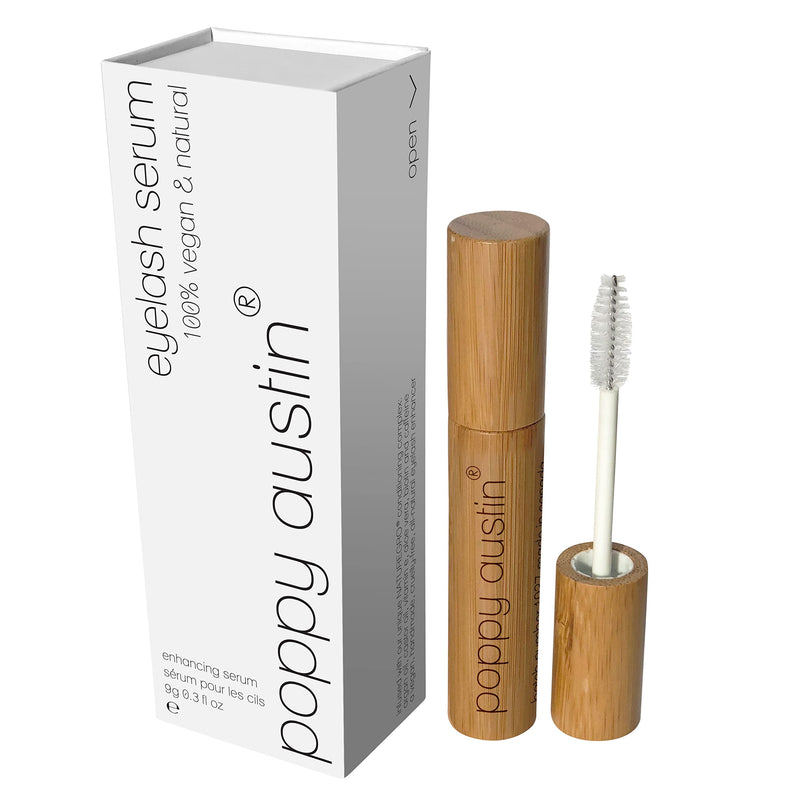 Poppy Austin 9g Eye Lash Serum - Premium Eyelash Growth Serum with Argan Oil, Castor Oil, Caffeine, Vitamin E, Aloe Vera - Vegan, Cruelty-Free Eyelash Serum, Growth Enhancer for Lashes, Brows - NewNest Australia