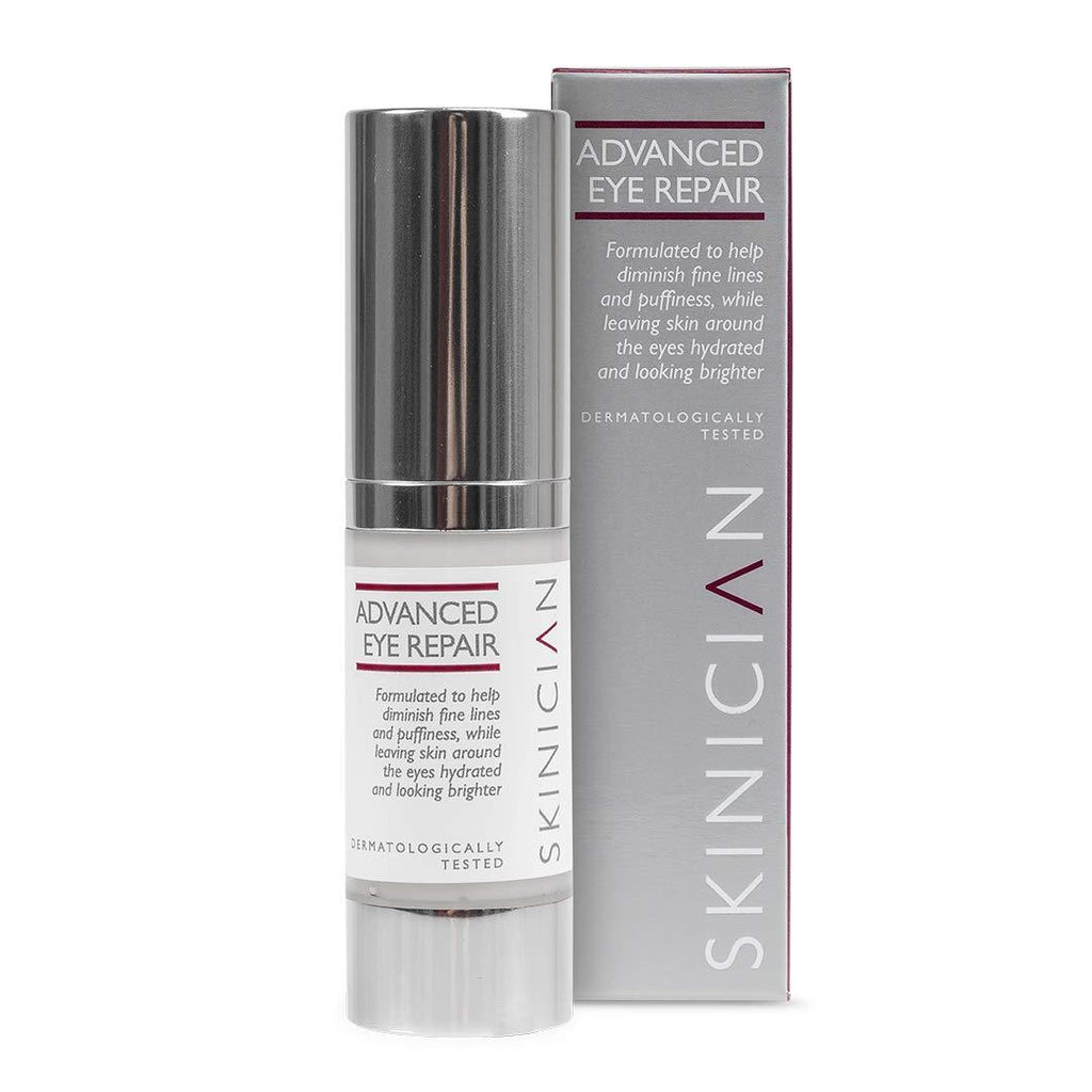 SKINICIAN Advanced Eye Cream - Eye Repair Rejuvenation to Revitalise and Brighten - Salon Professional Anti Ageing Peptide Complex for a Youthful Complexion (15ml) - NewNest Australia