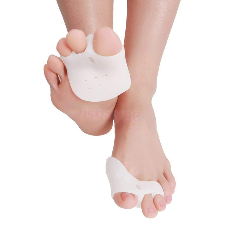 Pair of Best Gel Toe Separators Protector By Pedimend, Separation of Three-hole Toe Orthosis for Dancers,Yogis & Athletes,Treatment for Bunions Relief, Hammer Toe, Hallux Valgus - NewNest Australia