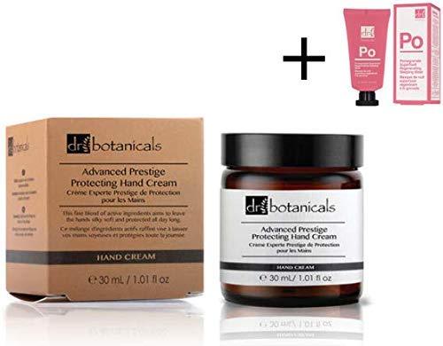 Dr Botanicals - Vegan Skincare - Advanced Prestige Protecting Hand Cream 30ml, with Pomegranate Sleeping Mask - NewNest Australia