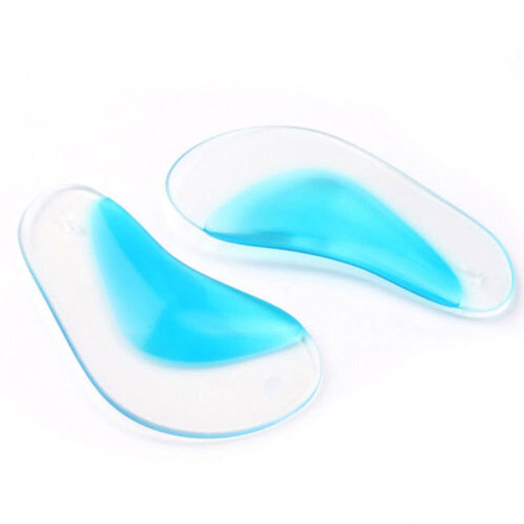 Orthotic Arch Pads, Gel Flat Foot Wedge Shoe Insert, Orthotic Shoe Transparent Adhesive Arch Pad - Arch Support Insoles Fits for Flat Feet Plantar Fasciitis by Pedimend 1 Pair - NewNest Australia