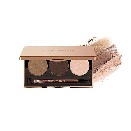 Nude by Nature Natural Definition Brow Palette, 02 Brown - NewNest Australia