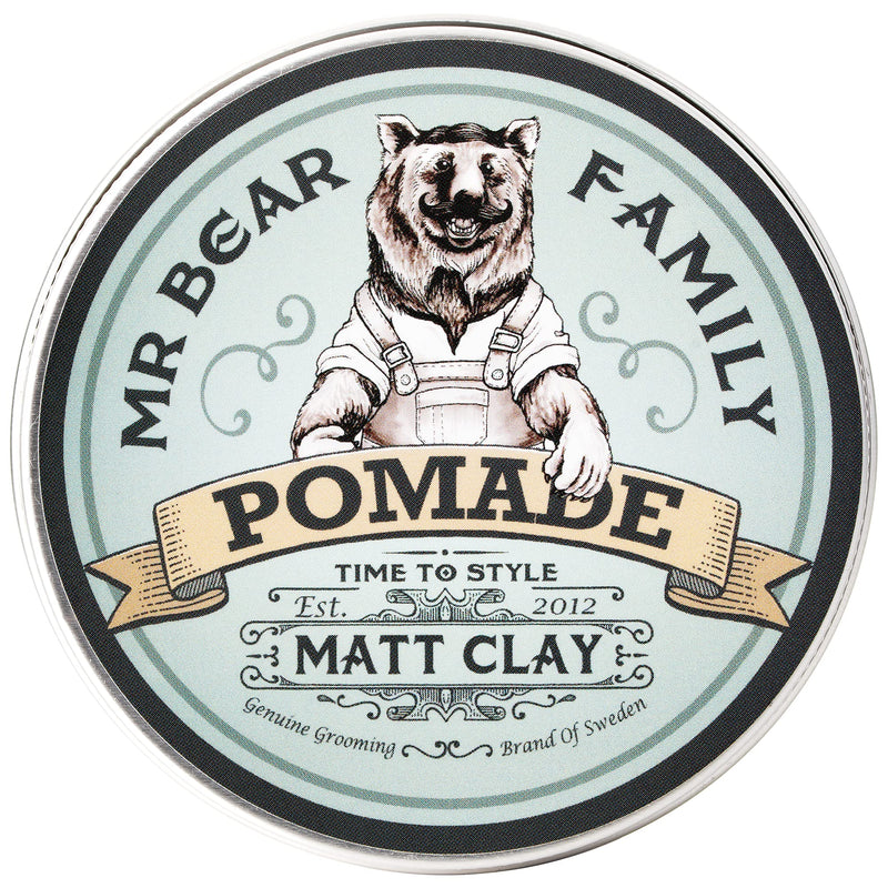 Matte Hair Pomade for Men – Medium Hold Water Based Mens Hair Styling Pomade Contains Volumising Kaolin Clay + Bentonite Clay – Non Greasy Texturising Matt Pomade for Effective Frizz Control 100ml - NewNest Australia