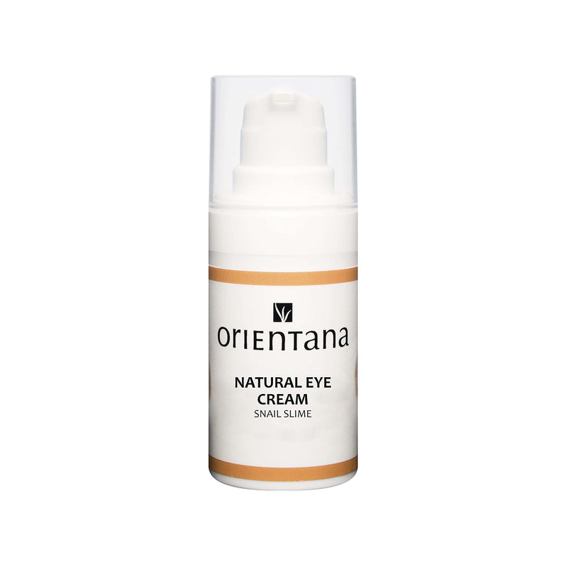 Orientana - Natural Eye Cream Snail | Wrinkles Dark Circles Puffy Eyes And Bags | Anti Aging Moisturiser For Women With Collagen & Caffeine | Brightening & Hydrating Eye Treatment - 15ml Almond - NewNest Australia