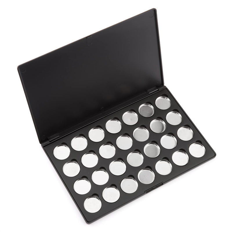 Allwon Empty Magnetic Eyeshadow Makeup Palette with 28Pcs 26mm Round Metal Pans - NewNest Australia