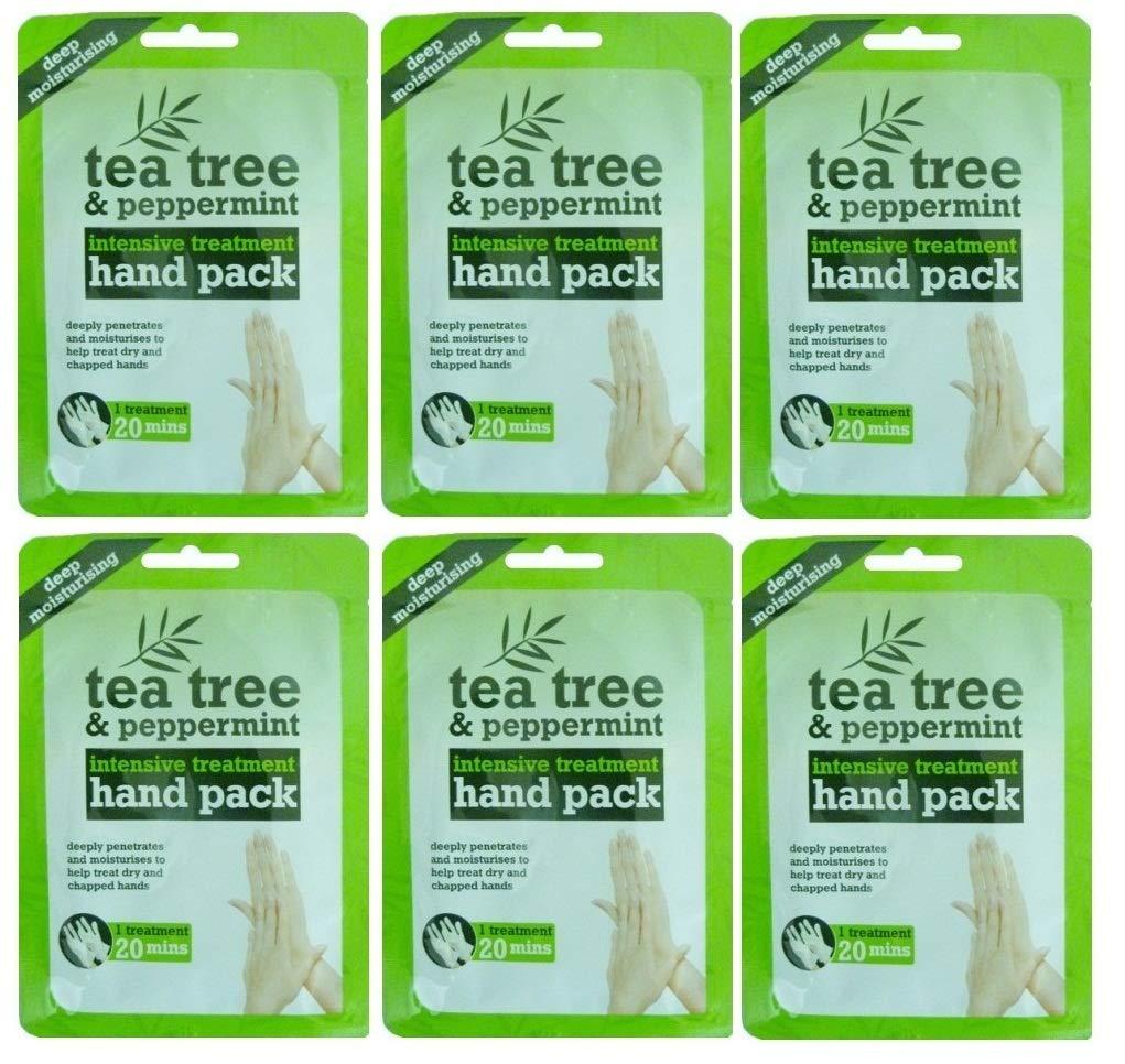 Tea Tree & peppermint deep Moisturising Hand pack To Repair Dry & Chopped Hands X 6 - NewNest Australia