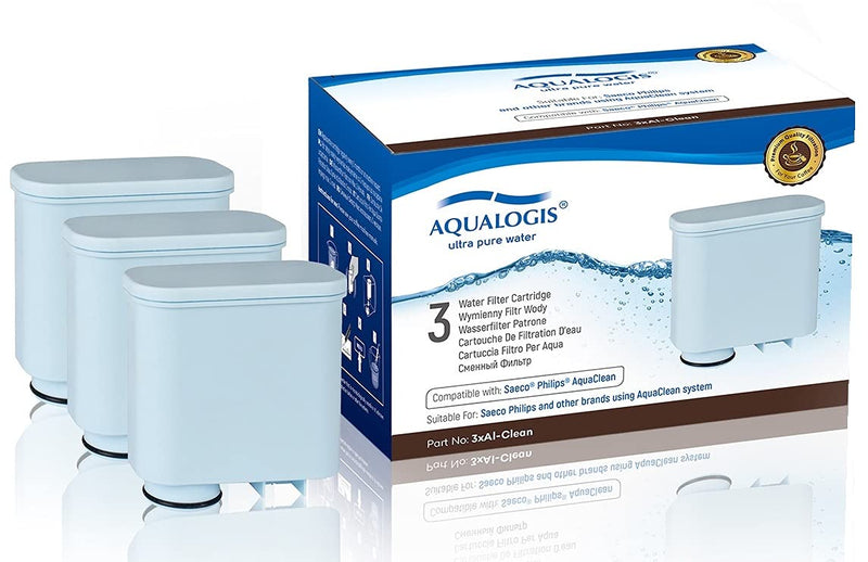 Aqaulogis AL-Clean Compatible Wate Filter with Philips Saeco Coffee Machine AquaClean CA6903/00 CA6903/10 CA6707 (3 Pack) - NewNest Australia