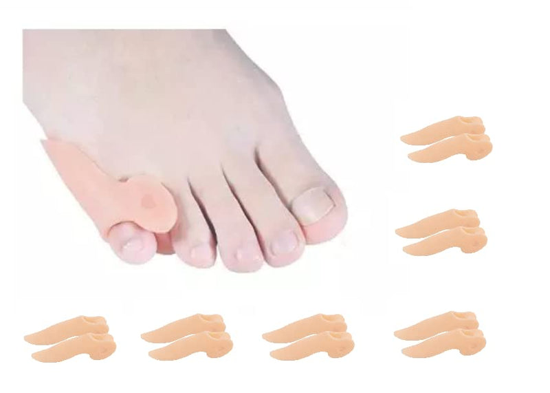 Pedimend Silicone Little Toe Finger Straightener - 12 PCS -For Tailor's Bunion Problems - Reduce Toe & Foot Discomfort - UNISEX - Foot Care (Tailor's Bunion Pad) Tailor's Bunion Pad - NewNest Australia