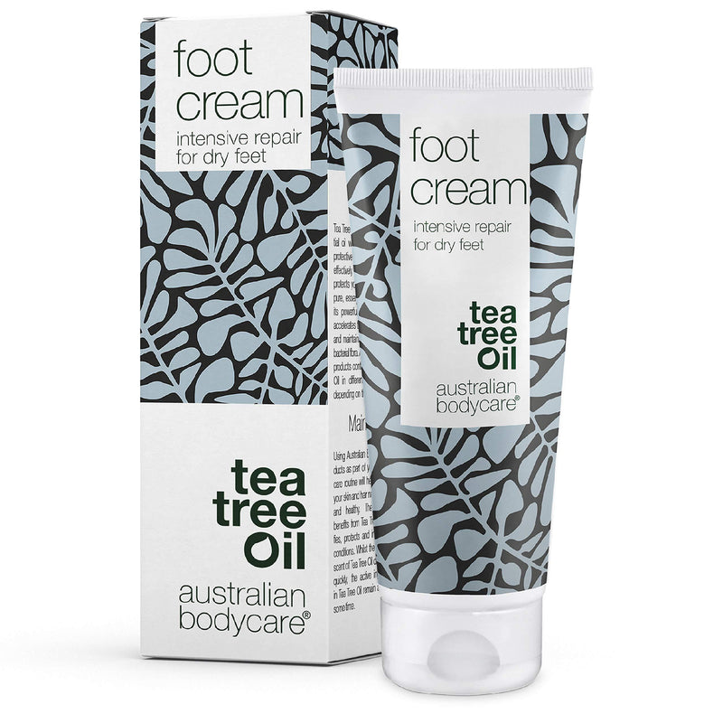 Foot Cream from Australian Bodycare 100ml | Hard Skin Remover for Women & Men | Treatment against Hard, very Dry & Cracked Feet with 10% Urea | Foot Care against Sweaty Feet with Tea Tree Oil 100 ml (Pack of 1) - NewNest Australia