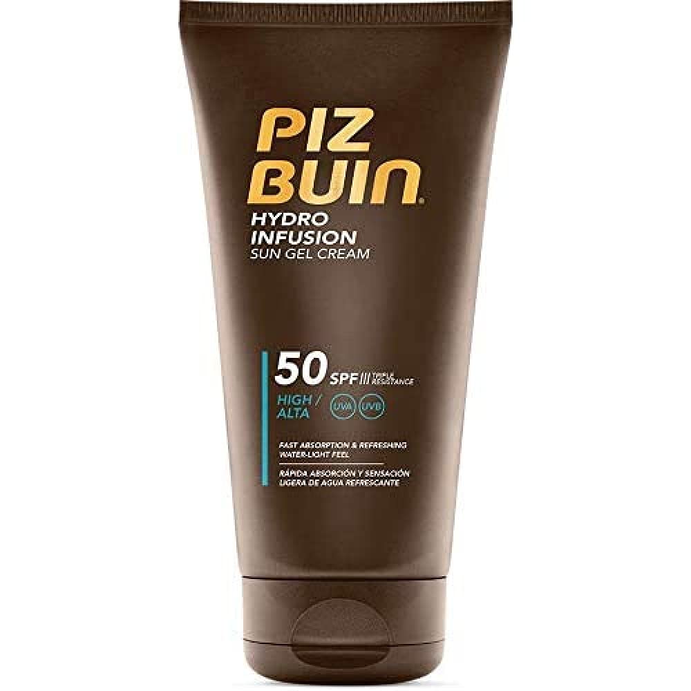 Piz Buin Hydro Infusion Sun Gel Cream SPF50, Brown, 150 ml - NewNest Australia