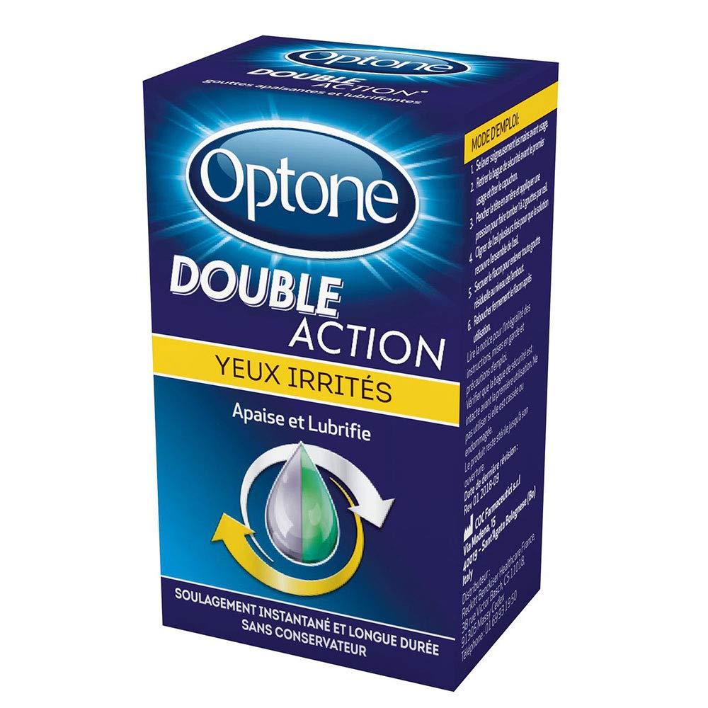 Optone Double Action Irritated Eyes 10ml - NewNest Australia