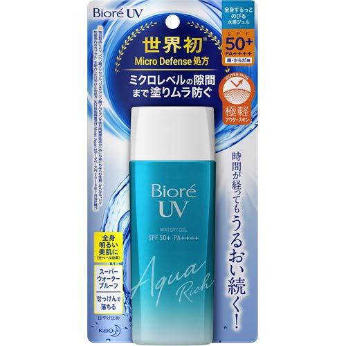 Kao Biore UV Aqua Rich Watery Gel Sunscreen SPF50+ PA++++ 90ml - NewNest Australia