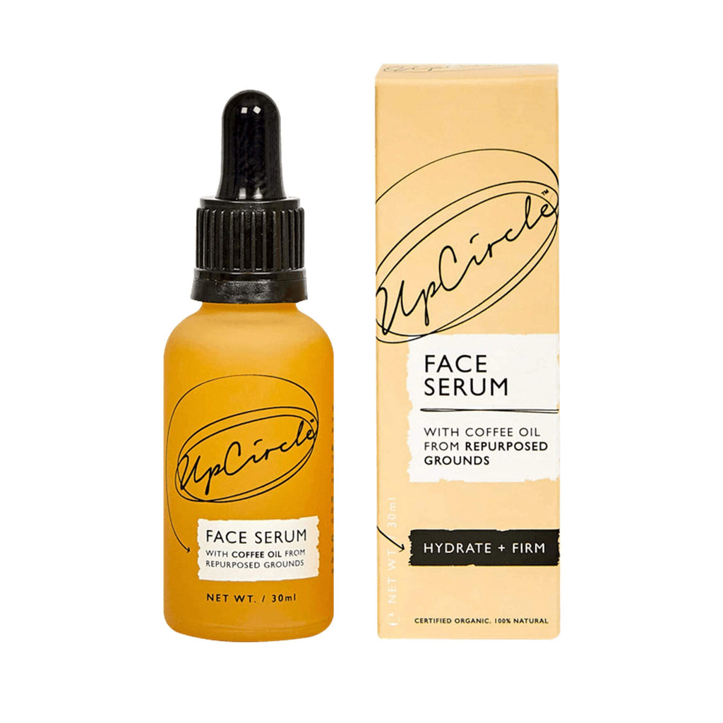 UpCircle Organic Face Serum With Coffee Oil 30ml - Natural Hydrating Facial Oil - Vitamin C, Rosehip Oil Fades Dark Spots + Sea Buckthorn Keeps Skin Supple - Vegan + Cruelty-Free - NewNest Australia