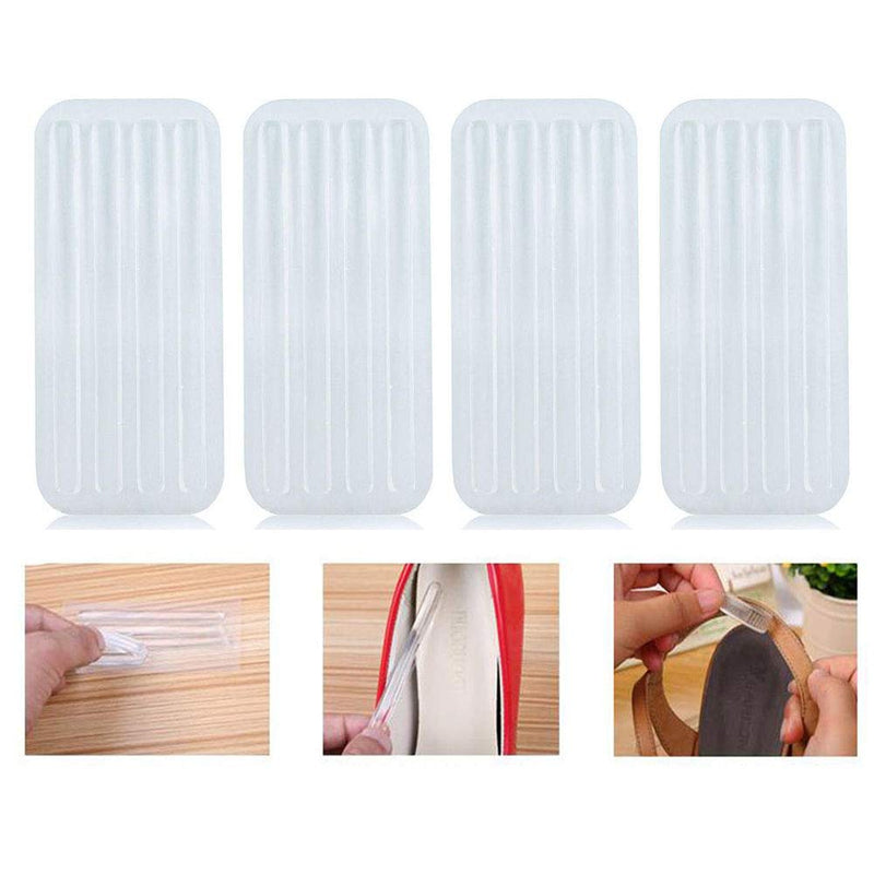 6Sheets 24Pcs Clear Silicone Self-Adhesive Sandals Anti-scratching Strips Multipurpose Anti-slip Abrasionproof High Heel Liners Protective Pads Stickers for Foot Protection - NewNest Australia