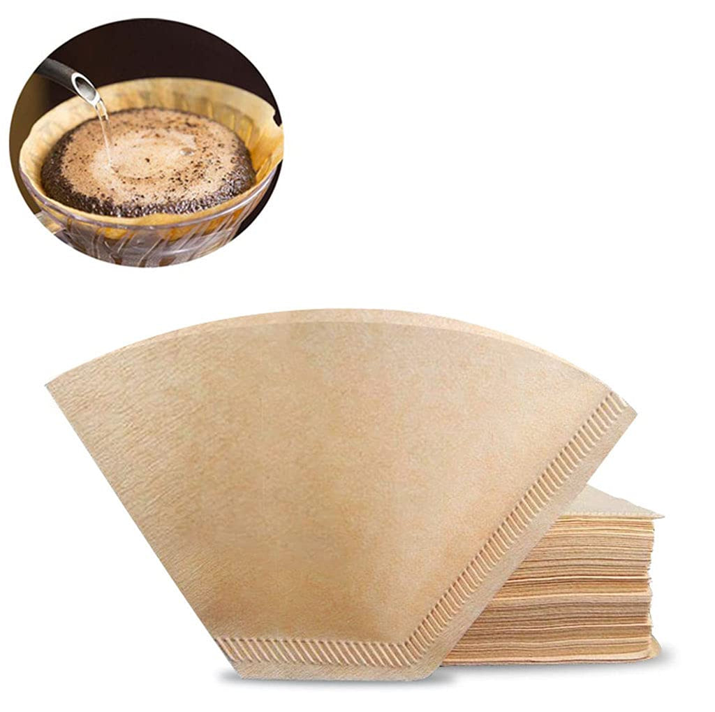 Coffee Filter Papers, 100 Coffee Filter Size 2, Unbleached Coffee Maker Filter Paper for Coffee Maker Machine/Coffee Dripper Cones - NewNest Australia