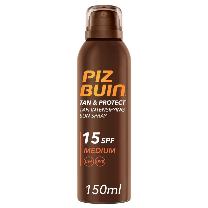 Piz Buin Tan and Protect Intensifying Sun Spray SPF15, 150ml - NewNest Australia