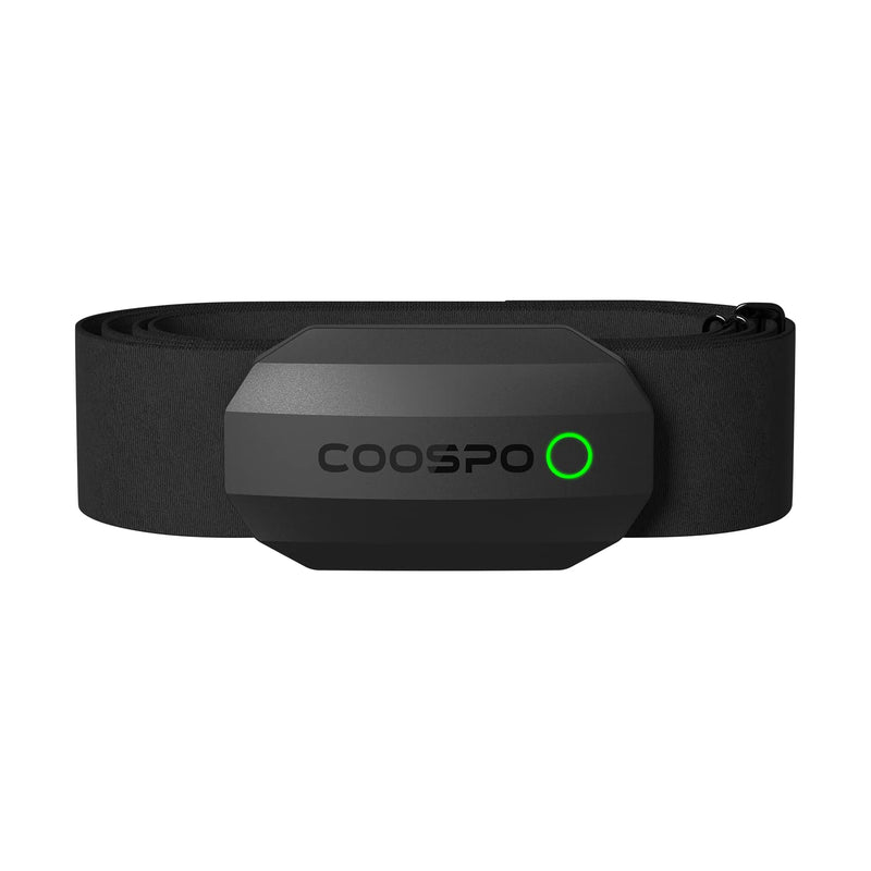 COOSPO Heart Rate Monitor Chest Strap,Bluetooth ANT+ Chest HRM for Running Cycling Gym Fitness, Heart Rate Monitors IP67 Waterproof Compatible with Strava Zwift Wahoo Garmin Polar Peloton App Black-BK - NewNest Australia