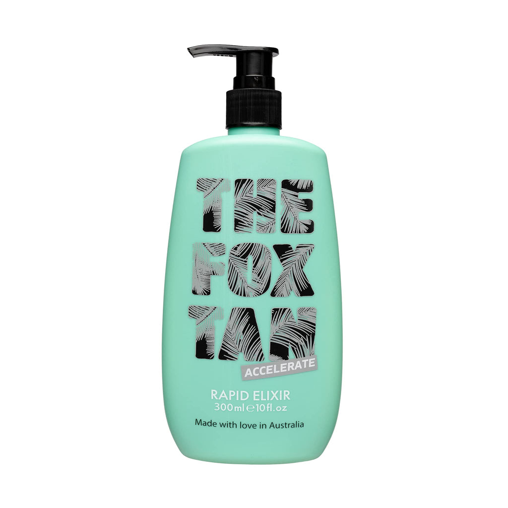 The Fox Tan Rapid Tanning ELIXIR x 300ml EXTRA LARGE BOTTLE (normal size 120ml) - NewNest Australia