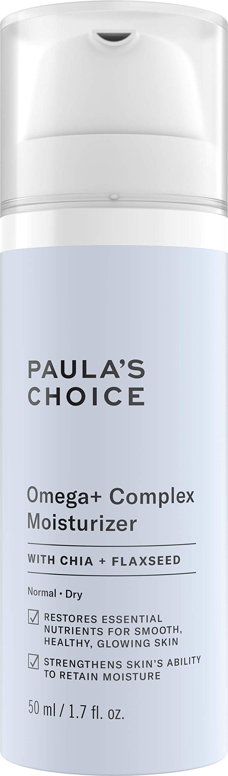Paula's Choice Omega + Complex Moisturiser - Hydrating Night Cream for Dehydrated Skin - Nourishing & Soothing for Face - with Shea Butter & Ceramides - Normal to Very Dry Skin - 50 ml - NewNest Australia