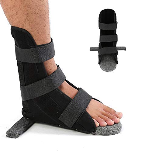 Foot Brace,3 Sizes Adult Leg Fixation Protector Ankle Strap Support Soft Comfort Dorsal Night Splint Foot Orthosis Plantar Splint Brace for Women & Men Sleep Support(S) S - NewNest Australia