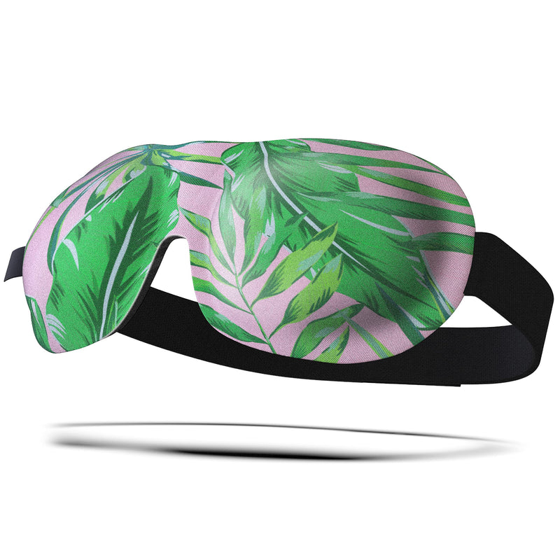 SMUG 100% Blackout Sleep & Eye Mask | Eyelash Extension Friendly | Eye Masks for Sleeping | Sleep Masks for Women & Men | Straps for Dream Comfort & Adjustability | Palm - NewNest Australia