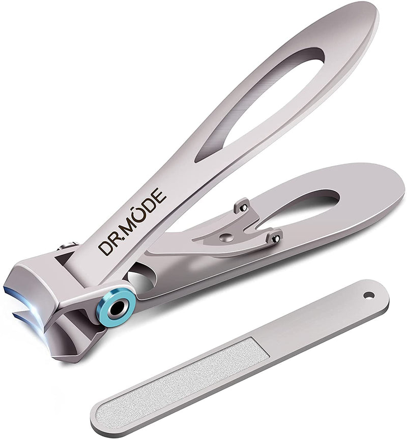 Nail Clippers, DRMODE Nail Clippers for Thick Nails with 15mm Wide Jaw Opening, Toenail Clippers Heavy Duty Professional Nail Cutter Large Strong Fingernail Clippers Sharp Curved Nail Trimmer for Men middle - NewNest Australia