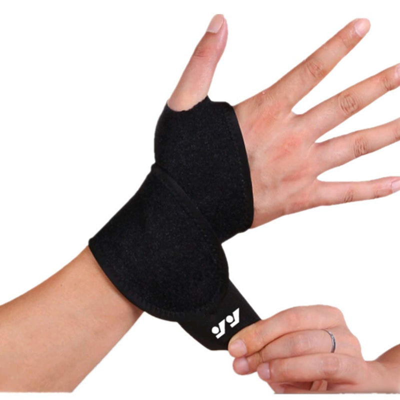 Wrist Compression Strap and Support Wrist Brace Sport Unisex One Size Adjustable for Fitness, Weightlifting, Tendonitis, Carpal Tunnel Arthritis, Wrist Pain Relief Style 1/1pack - NewNest Australia