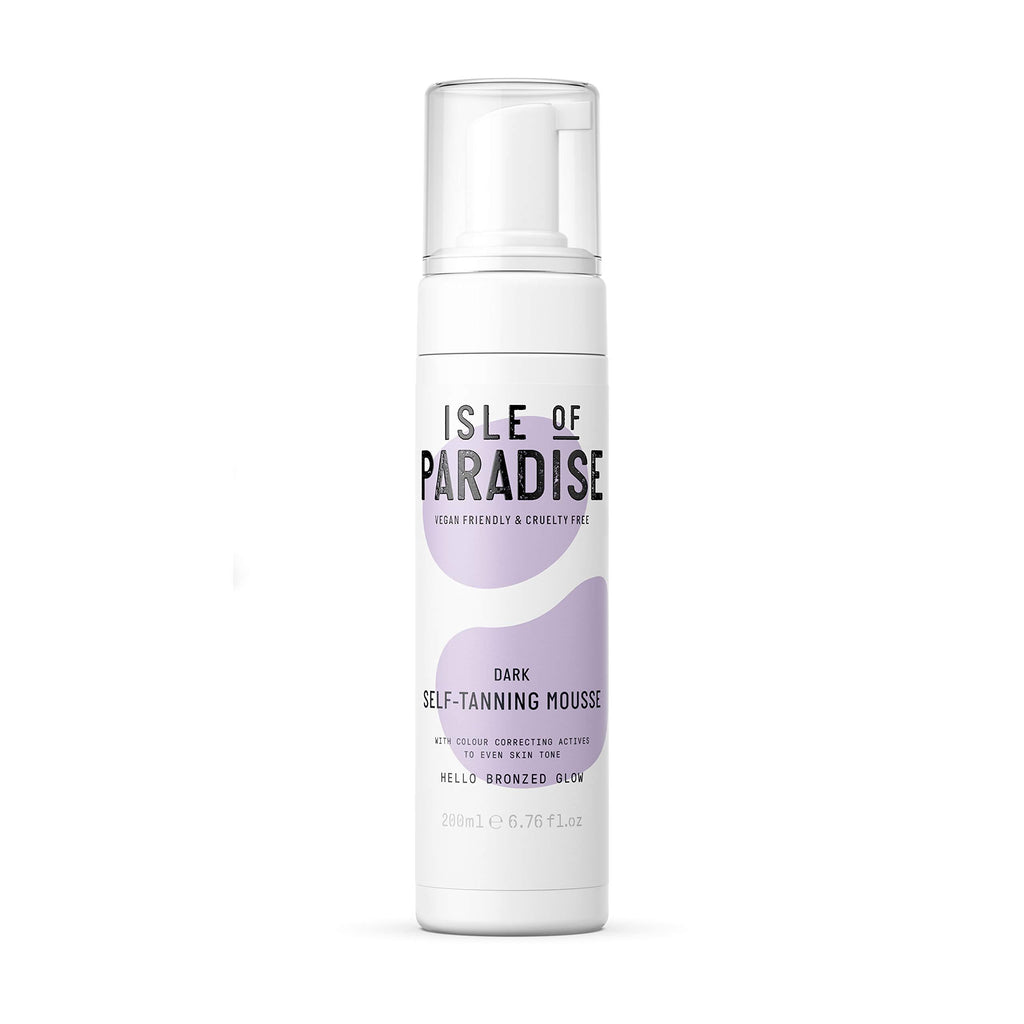 Isle of Paradise Fake Tan Mousse Dark (200 ml) Self Tanning Foam Natural Ingredients & Vegan - NewNest Australia